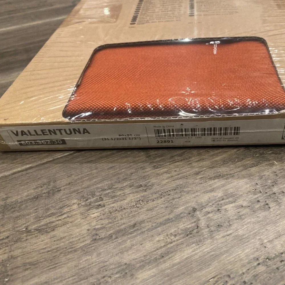 NEW - IKEA VALLENTUNA Cover For Backrest Orrsta Orange 31 1/2x31 1/2